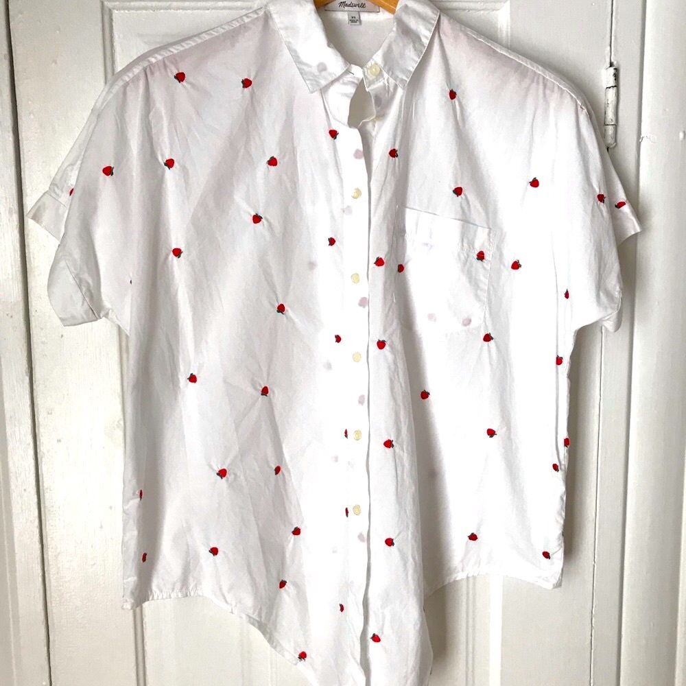 Madewell BigShirt with Tie Front